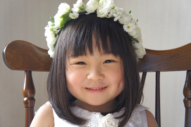 結婚式の子供の髪型アレンジ例 簡単に出来る女の子ヘアスタイル